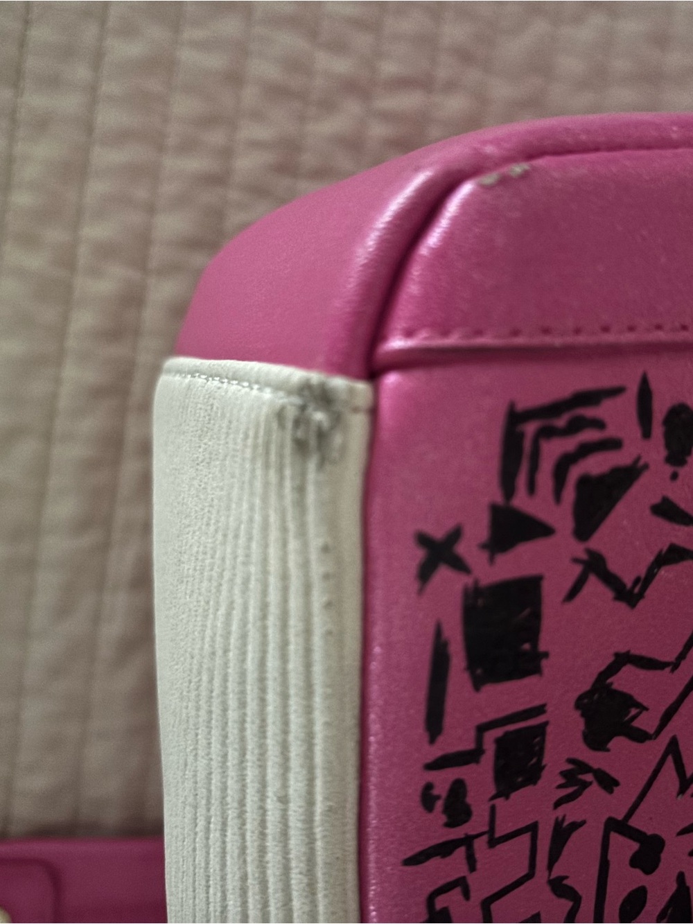 Mean Girls Loungefly Pink 'Burn Book' Backpack EUC - Picture 4 of 5